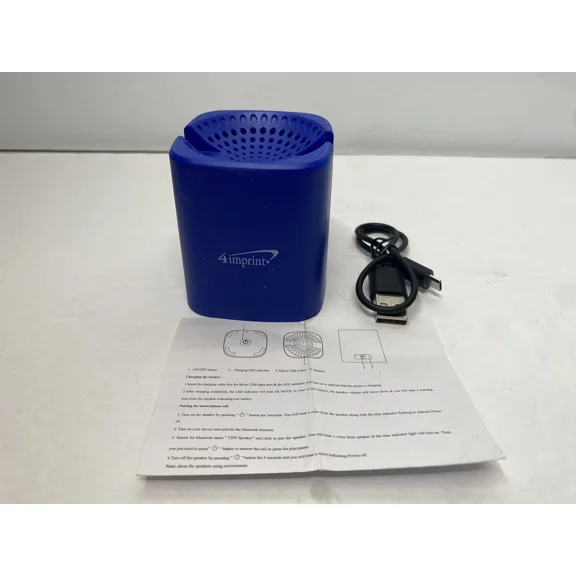 OLIVE- 4 Imprint Small Speaker  Blue