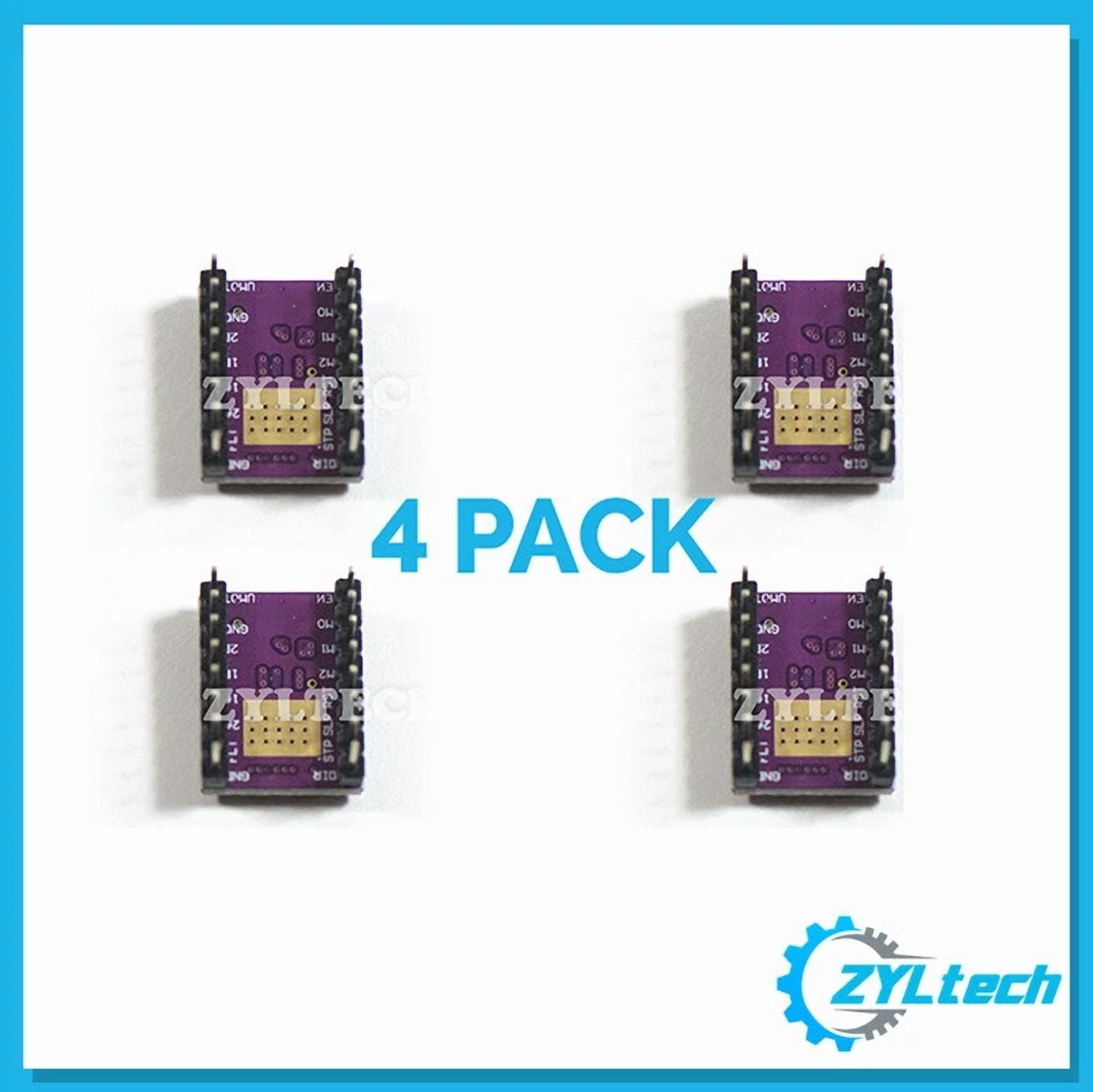 Driver Module 4 OLIVE- 4X Zyltech Drv8825 Stepper Motor Driver Module + 4X Heat Sink ...