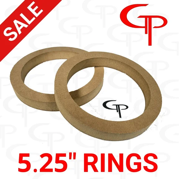 OLIVE- 5.25 Inch Speaker Rings Mdf Gp Car Audio Mounting Spacer