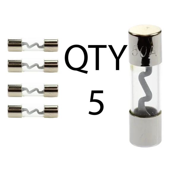 OLIVE- (5) Agu Inline Fuse By Voodoo Car Audio For Fuse Holder Qty 5 (50 Amp)