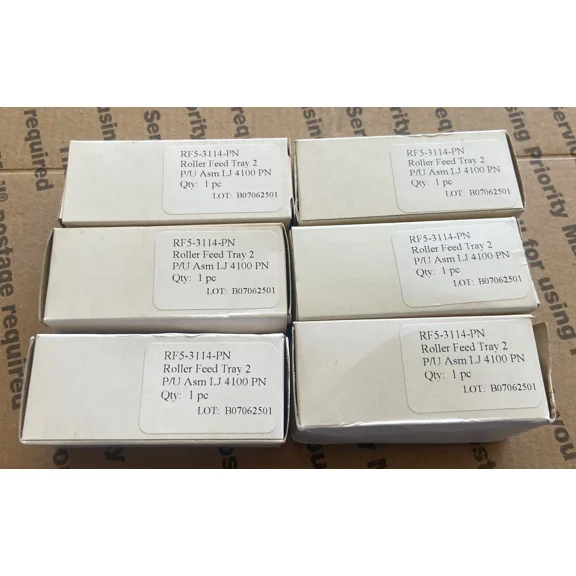 OLIVE- 5Pcs Paper Pickup Roller Rf5-3114 For Hp4100 4000 4050 Roller Feed Tray 2