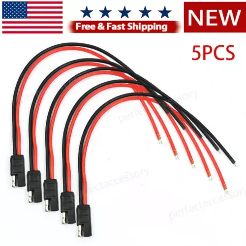 OLIVE- 5Pcs Radio Power Cable Plug For Motorola Cdm750 Cdm1250 Cdm1550 Cdm1550Ls M1225