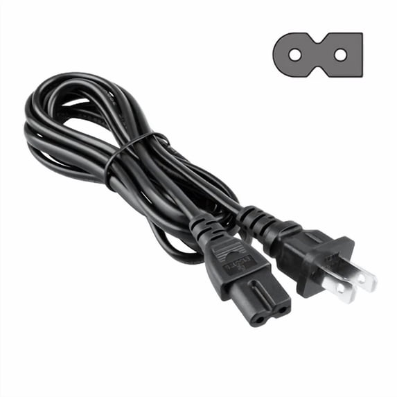 OLIVE- 6Ft Ac Power Cord Cable For Sanyo Dp19241 Dp19640 Dp26670 2-Prong Wire Lead