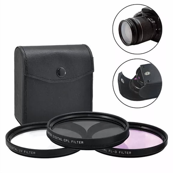 OLIVE- 72Mm Uv Cpl Fld High Definition Lens Filter Kit