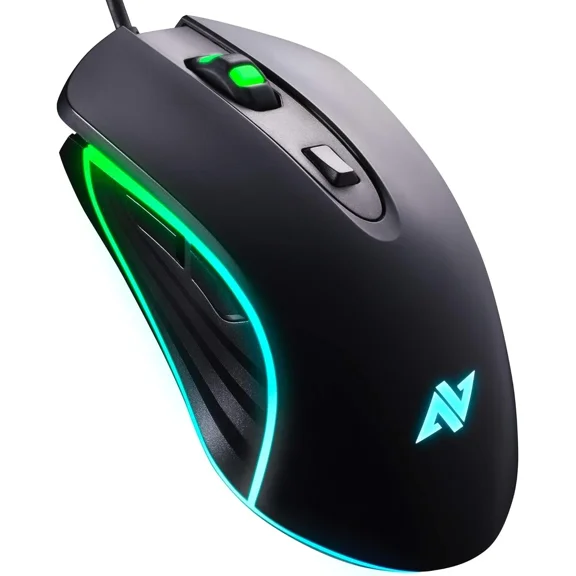 OLIVE- Abkoncore Astra M30 Usb Wired Gaming Computer Mouse Black Max 3500 Dpi 8 Button