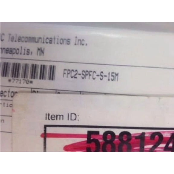 OLIVE- Adc Communications Fiber Optic Cable Fpc2-Spfc-S-15M