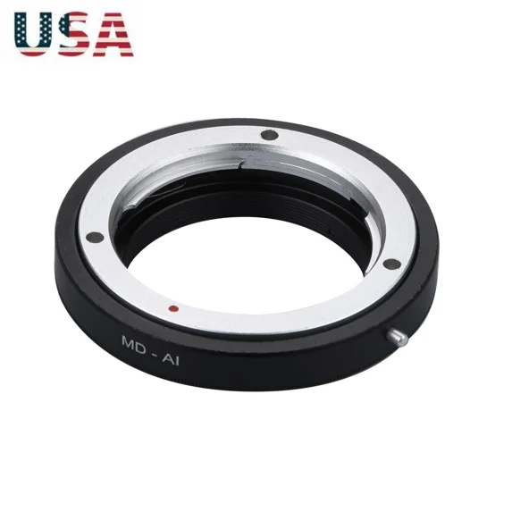OLIVE- Aluminium Md Lens Adapter Mount For Minolta On For Nikon F Ai Mount Camera M