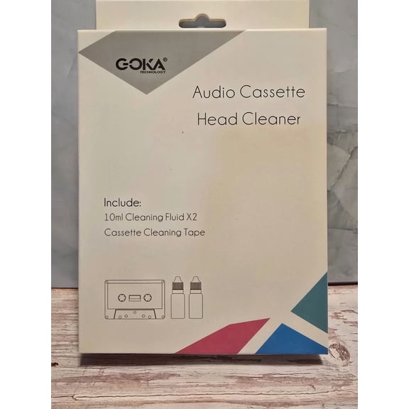 OLIVE- Audio Cassette Head Cleaner With 2 Bottles Of Cleaning Fluid Brand New
