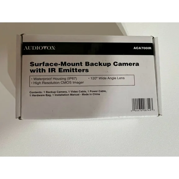 OLIVE- Audiovox Aca700Ir Surface Mount Backup Camera W/Ir Emitters *Free Shipping*