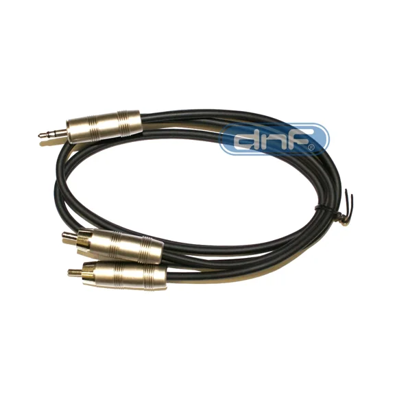 OLIVE- Aux Auxiliary 3.5Mm Audio Male To 2 Rca Y Male Stereo Cable Cord Wire Plug 3 Ft