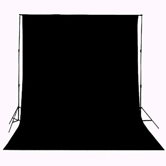 OLIVE- Background Solid Black Backdrop Muslin Portrait 5X7Ft,