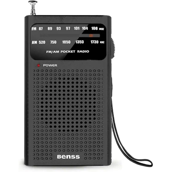 OLIVE- Benss Small Radios Portable Am Fm, Transistor Radios 2Aa Battery ...