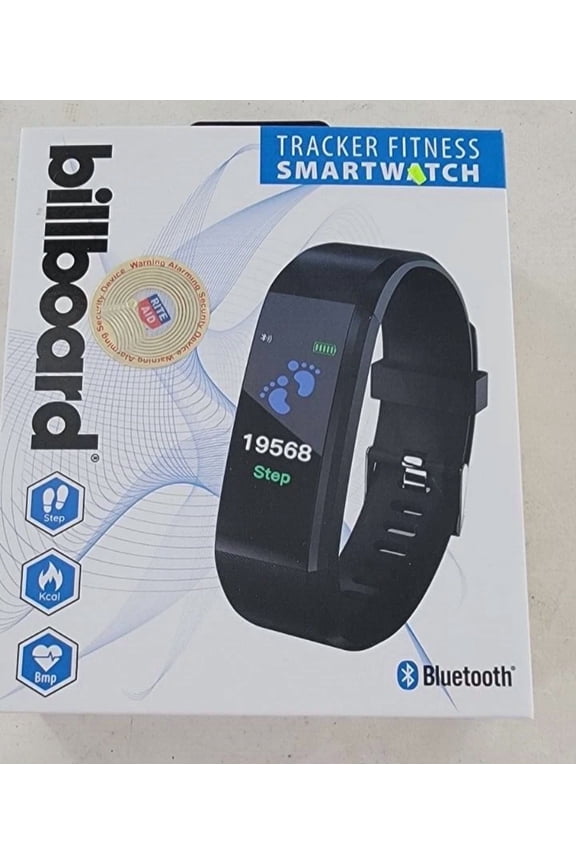 OLIVE- Billboard Bluetooth Tracker Fitness Smartwatch Black Kw 1420