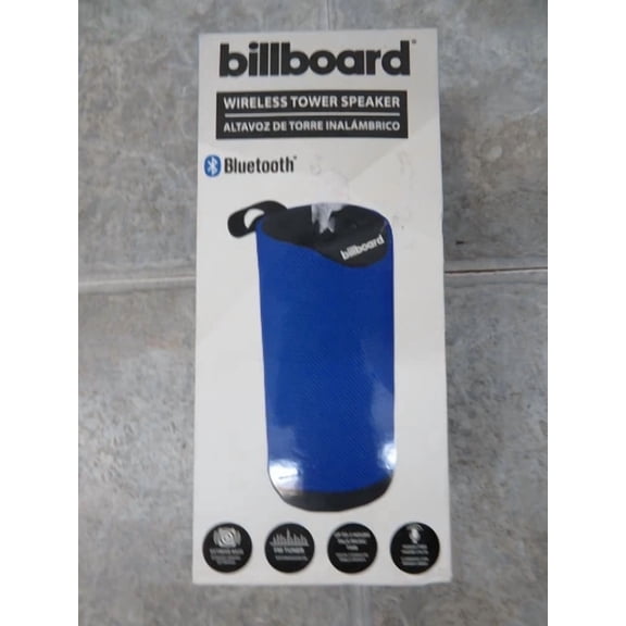 OLIVE- Billboard Wireless Bluetooth Tower Speaker Bb2431 - Blue