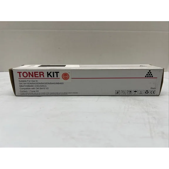 OLIVE- Black Toner Cartridge For Okidata Oki 460 B410 B410Dn Mb460 Mb470 Mb480 43979101