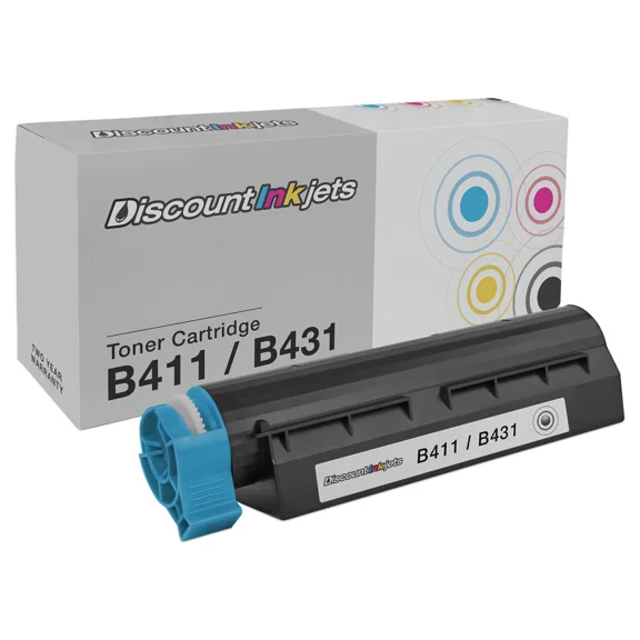 OLIVE- Black Toner For Okidata 44574701 Black Toner Cartridge Oki B Series B411D B411Dn