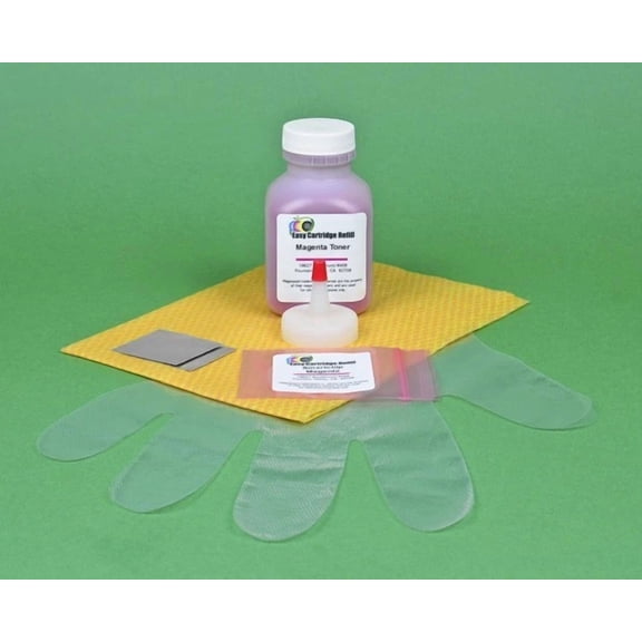 OLIVE- Canon Imageclass Mf8380Cdw Mf8380Cw Mf8580Cdw Magenta Toner Refill W/Chip. 80Gr.