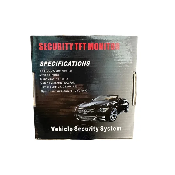 OLIVE- Car Backup Screen Agptek Tft-Lcd Color Security Monitor (New)