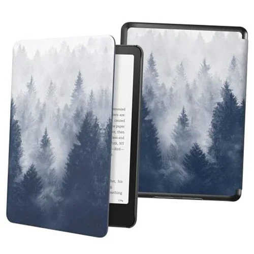 OLIVE- Case For All-New 7"Kindle Paperwhite 12Th Generation 2024&Kindle Gray Forest