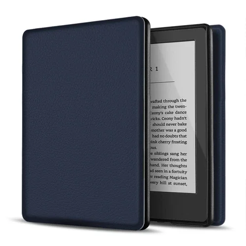 OLIVE- Case For Kindle 10 Gen E-Reader Slim Light Smart Cover Auto Sleep Wake Dark Blue