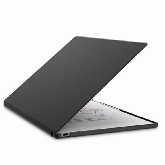 OLIVE- Case For Remarkable Paper Pro,Premium Pu Leather Book Folio With Pen Black