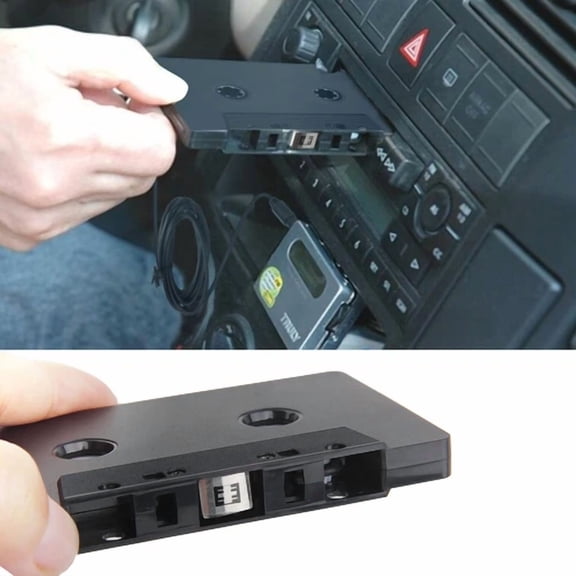 OLIVE- Cassette Tape Adapter 3.5Mm Aux Audio Play Music Ipod Dvd Cd Player Phone To Car