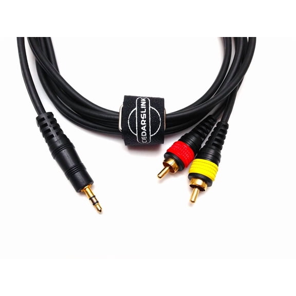 OLIVE- Cedarslink Rca To Auxiliary Cable Lk-Ipod6