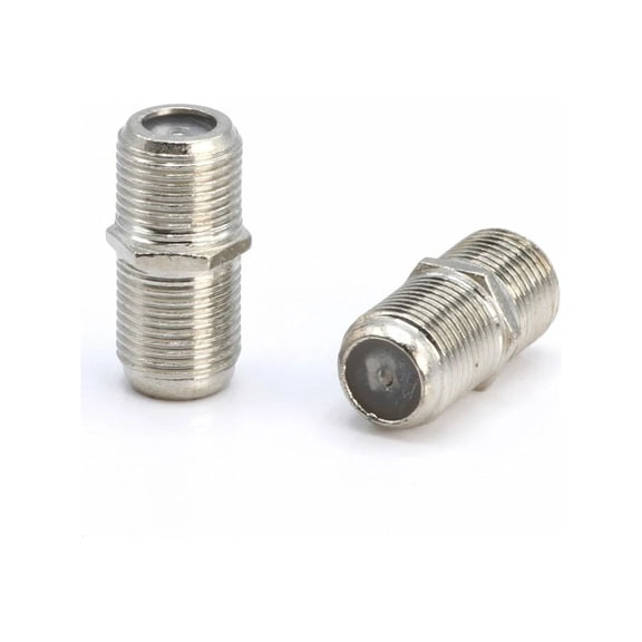 OLIVE- Coax Cable Connector Female - 10 Pack- 1Ghz Cable Tv Internet