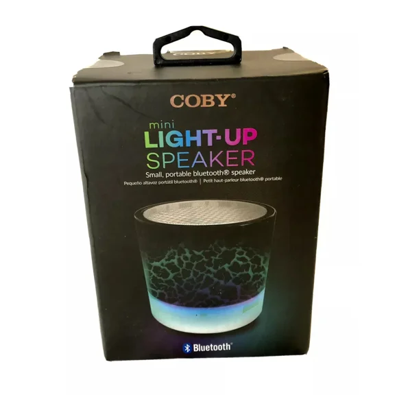 OLIVE- Coby Mini Light Up Bluetooth Stereo Speaker Led