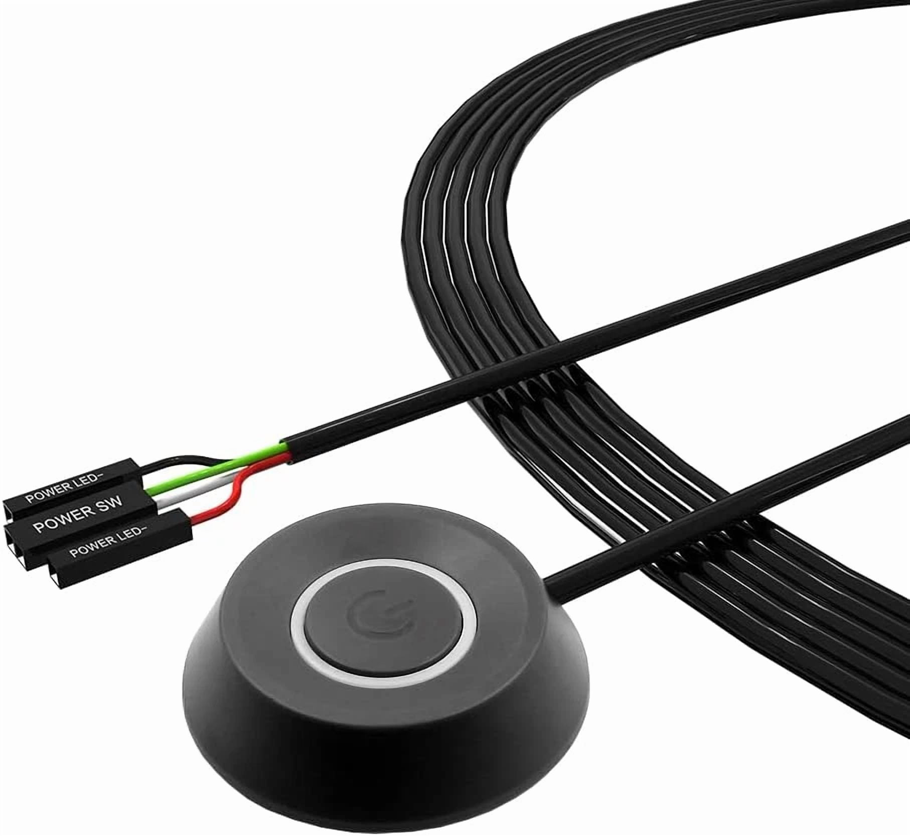 OLIVE- Dke Pc Power Button Desktop Pc Computer Case Power Switch On Off ...
