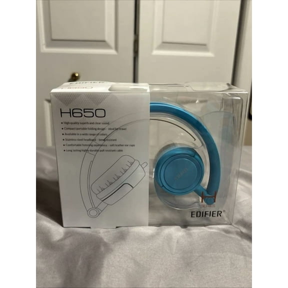 OLIVE- Edifier H650 Foldable Headphones On-Ear Hi-Fi Headset Noise-Isolating Stereo
