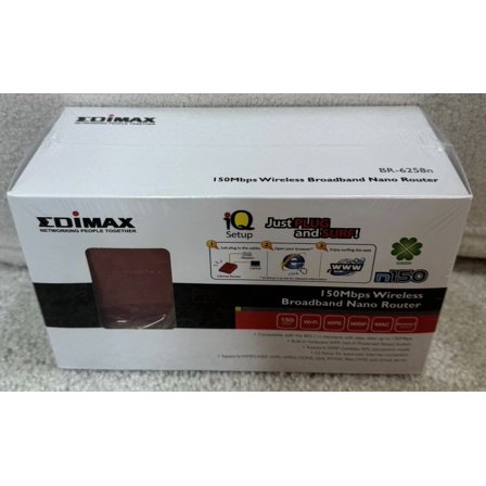 OLIVE- Edimax 150Mbps Wireless Broadband Nano Travel Router - Model Br-6258N Red
