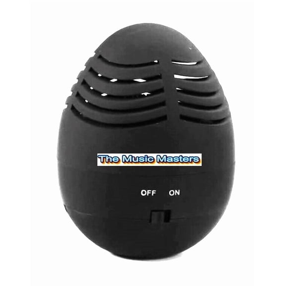 OLIVE- Egg Shape Mini Stereo Audio Tumbler Speaker Rechargeable Usb 3.5Mm Wired Black