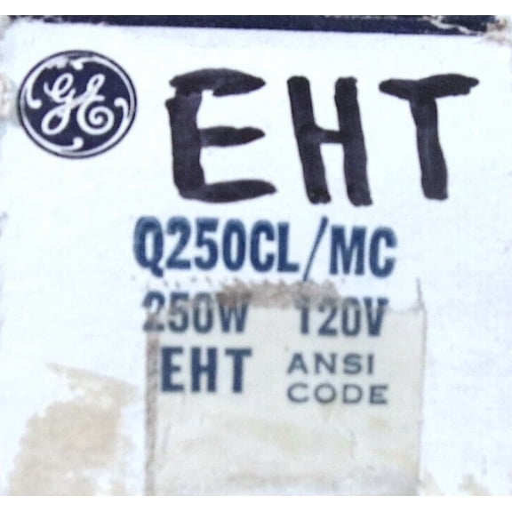 OLIVE- Eht - Q250Cl/Mc/ Halogen Bulb 250 Watt 120 Volt Lamp