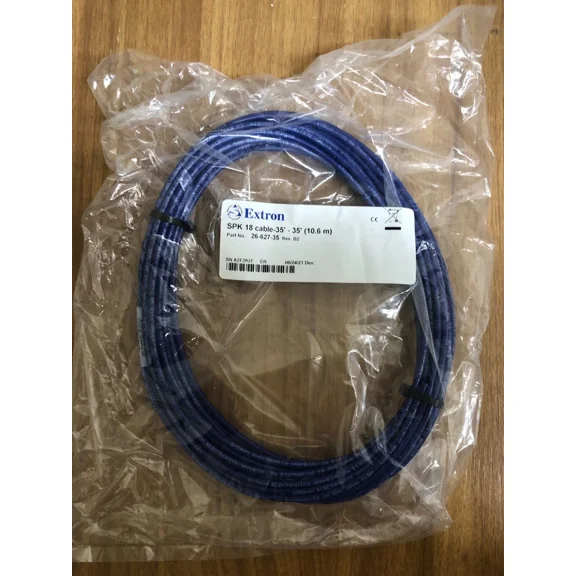 OLIVE- Extron 26-627-35 Spk 18 Precut Speaker Cables 35' (10.6 M) Rev. B1