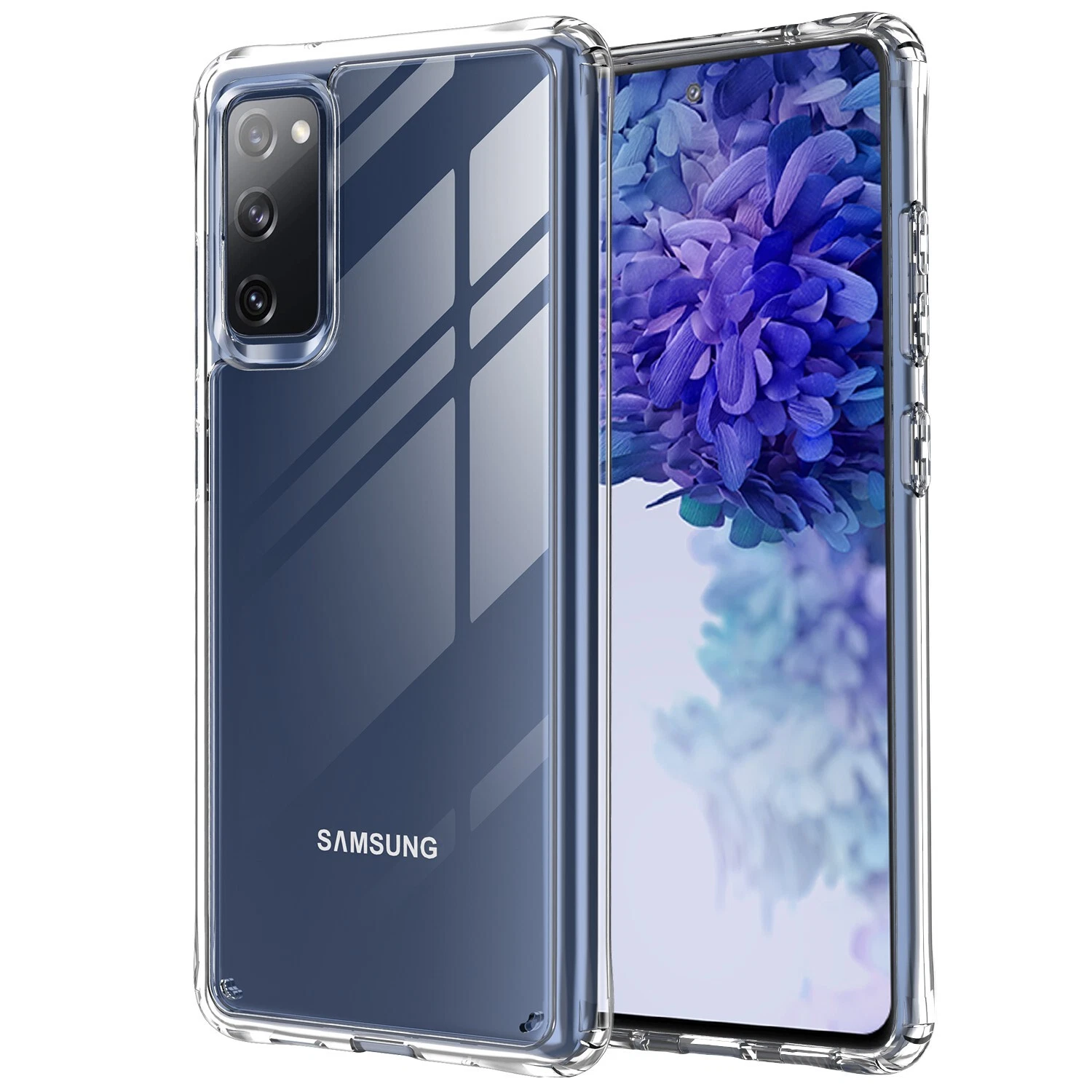 OLIVE- For Samsung Galaxy A03S Sm-A037U Shockproof Clear Thin Rubber Phone Case Cover