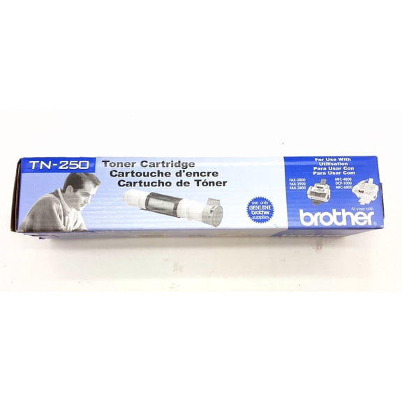 OLIVE- Genuine Brother Tn-250 Black Toner Cartridge Mfc-4800,Dcp-1000 & Mfc-6800 D2-1