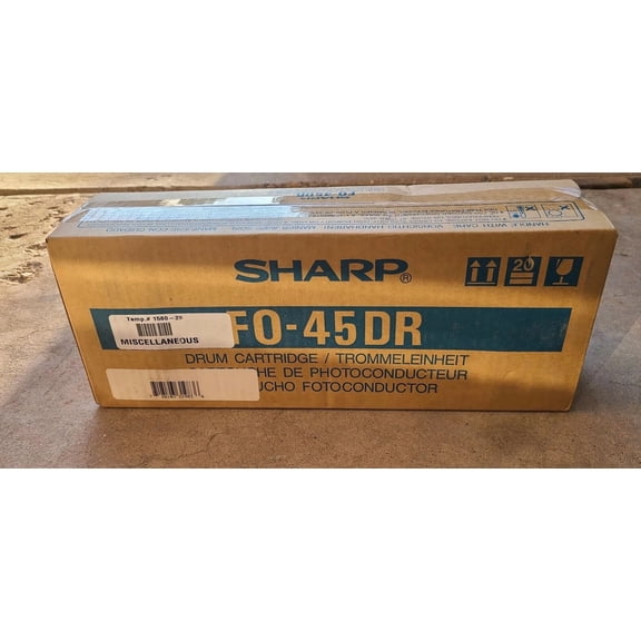 OLIVE- Genuine Oem Sharp Fo-45Dr Black Drum Cartridge 4500 5500 Sealed