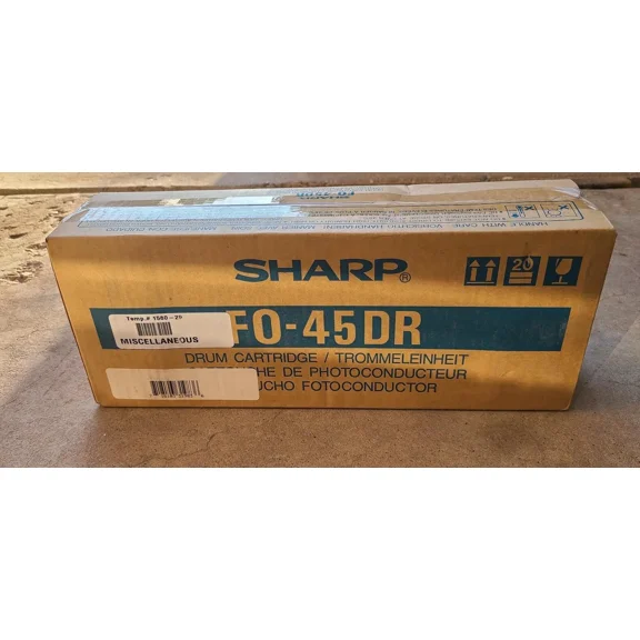 OLIVE- Genuine Oem Sharp Fo-45Dr Black Drum Cartridge 4500 5500 Sealed