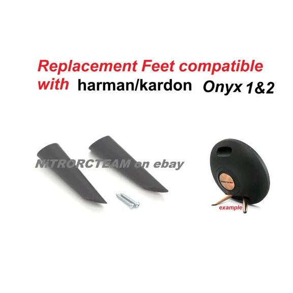 OLIVE- Harman Kardon Onyx Studio Models 1 & 2 Legs Feet Replacement 1 Pair W/ Screws