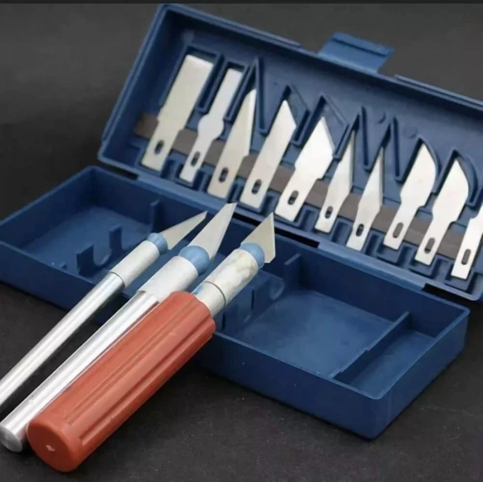 OLIVE- Hobby Knife Blade Kit Precision Cutting Art Craft Razor Cutter ...