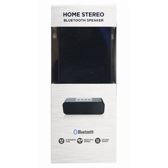 OLIVE- Home Stereo Bluetooth Speaker, Splash Proof, Rechargeable, Black, Daily ????