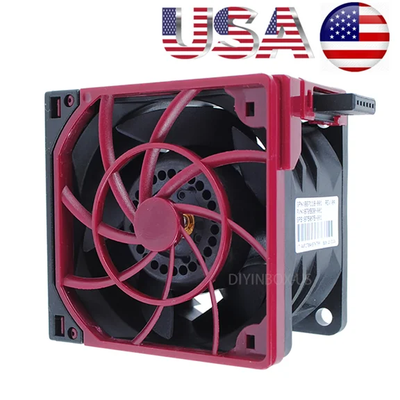 OLIVE- Hp Dl380 G10 /Gen10 Plus 875075-001 P23971-001 P21640-001 P22800-001 Cpu Fan