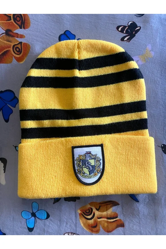 OLIVE- Hufflepuff House For Harry Potter Cosplay Costume Winter Warmth Beanie Hat