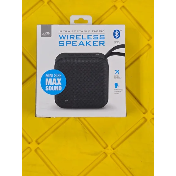 OLIVE- ?? Ilive Portable Bluetooth Wireless Fabric 3X3 Speaker In Black - Isb20B New