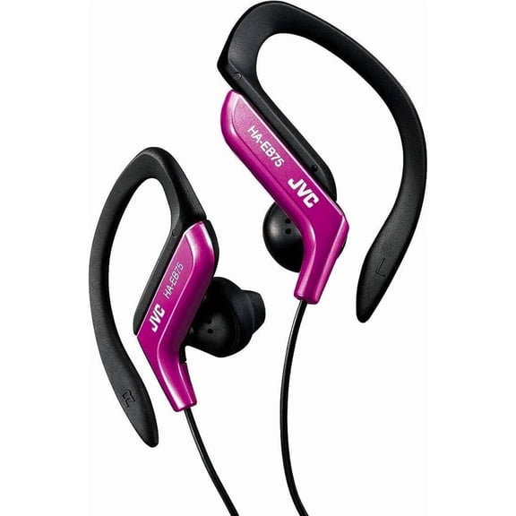 OLIVE- Jvc Clip Style Headphone Lightweight And Comfortable Ear Clip - Haeb75 Pink Z