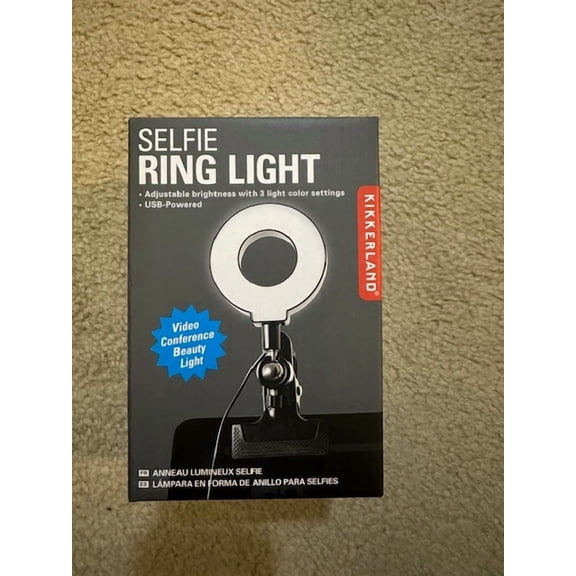OLIVE- Kikkerland Selfie Ring Light New In Box