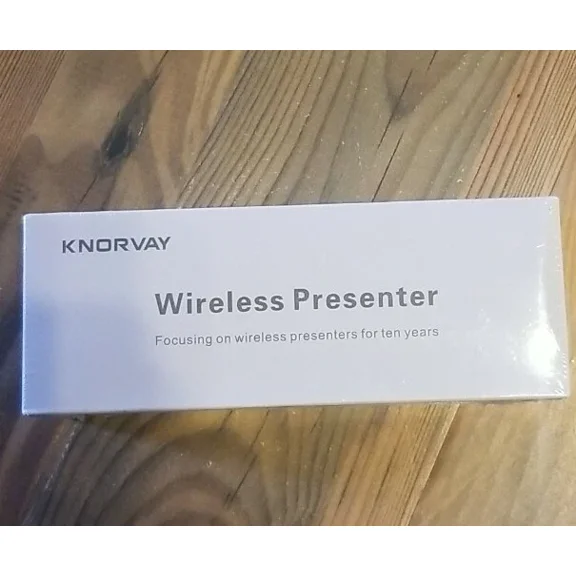 OLIVE- Knorvay N27 Wireless Presenter With Laser Pointer, Rechargeable, Free Shipping!!