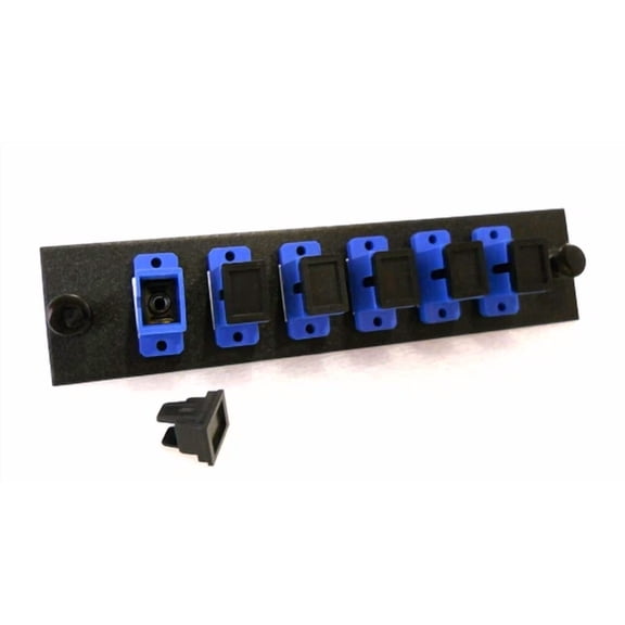 OLIVE- Lgx Fiber Optic Adapter Panel, Single Mode, 6 Sc Simplex Ports Sm Upc