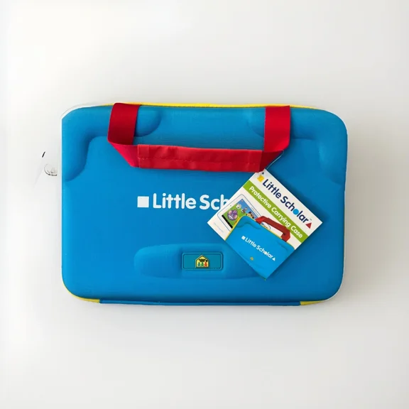 OLIVE- Little Scholar Protective Carrying Case Fits All 8In Tablets Or Smaller Blue